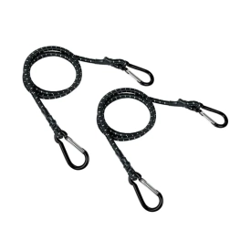 Gumové lano upínací s karabinkou 2 x 100 cm